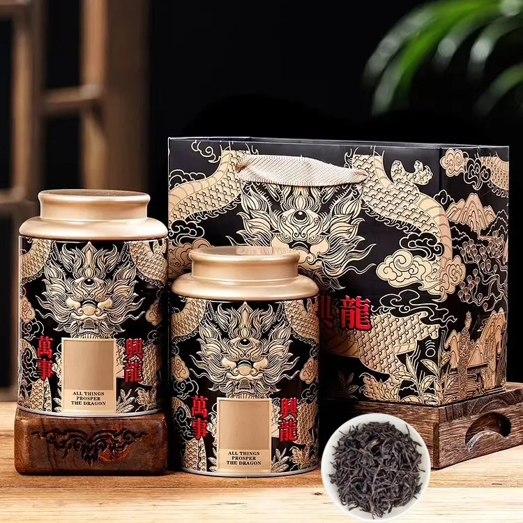 广东潮州市鸭屎香高山凤凰单枞精美茶罐装茶叶自饮过节礼物送长辈