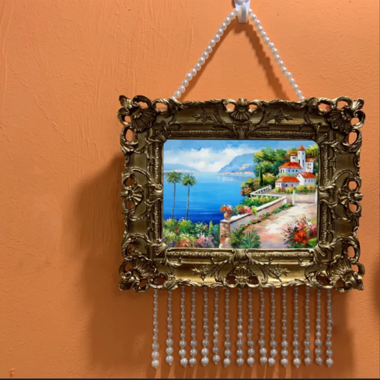 欧式复古宫廷艺术装饰画客厅沙发背景墙挂画美式轻奢餐厅卧室壁画