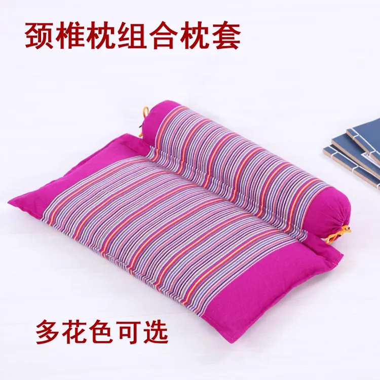 凉枕全决明子枕颈椎枕助睡眠修复颈椎牵引护颈老粗布组合枕硬枕