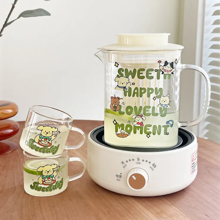 多功能小型大容量茶杯高颜值茶水分离煮茶杯宿舍家用养生杯花茶杯