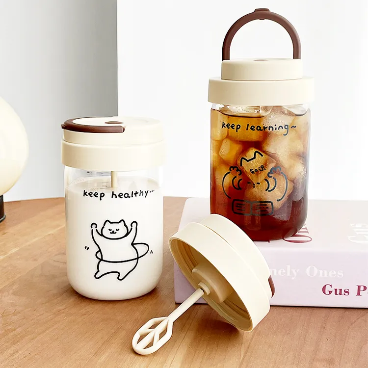 新款全自动搅拌杯电动蛋白粉奶昔豆浆奶粉摇摇杯子咖啡学生玻璃杯