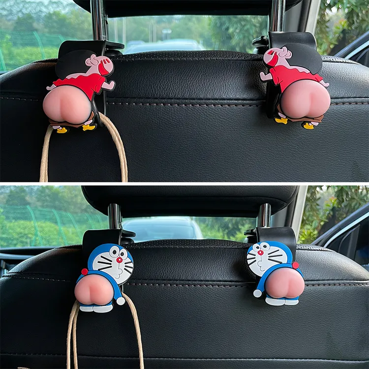 车载挂钩汽车后排头枕座椅靠背创意车用挂钩内饰用品收纳车用挂钩