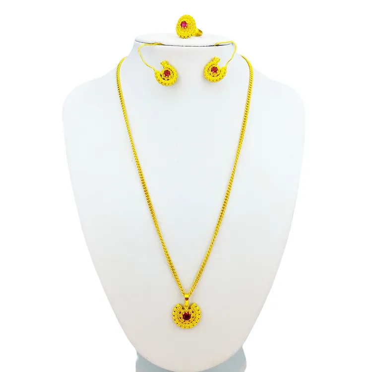 铜合金吊坠 项链吊坠nazkilin气质时尚饰品磨砂女坠链NIPAL三件套