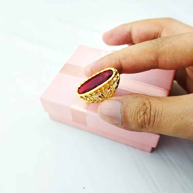 铜合金戒指 可调节饰品nazkilin时尚金色款女生饰品气质开口戒指