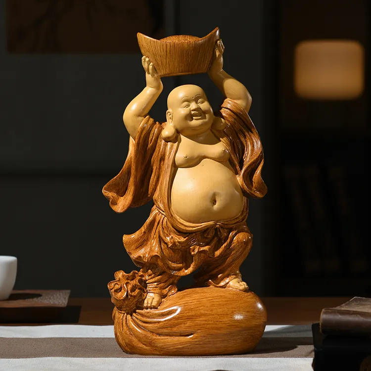 高端中国风人物摆件中式古风雕塑工艺品茶室内空间桌面装饰品摆设