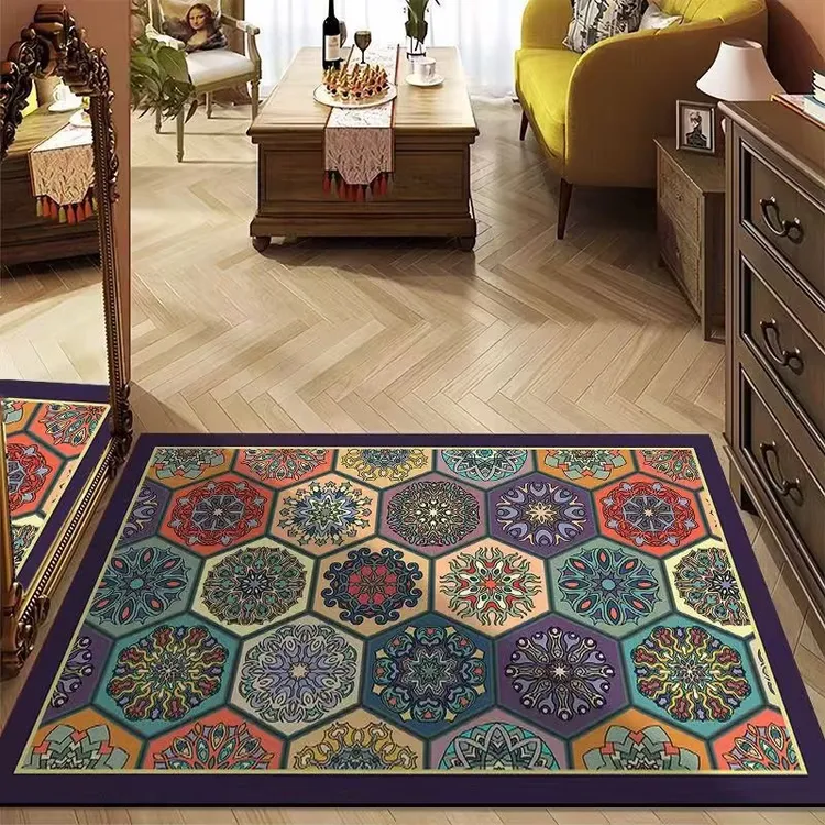 X101-1【50*80cm】硅藻泥入户门垫进门地垫门口玄关防滑免洗地毯