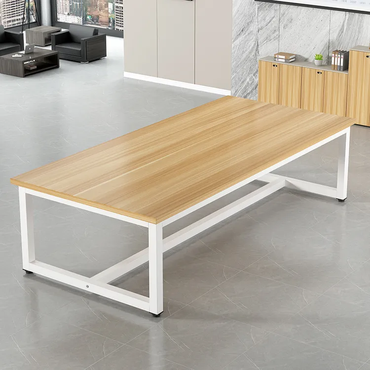 会议桌长桌简约现代洽谈桌椅组合简易电脑桌多功能职员培训工作台