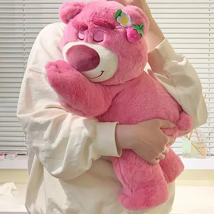 草莓熊公仔趴趴熊玩偶睡觉抱抱熊儿童节情人节抱枕女孩生日礼物