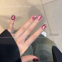 小颖美甲花思蝶酒酿杨梅柔光猫眼胶（单色）5g罐装不送磁铁(有备案)