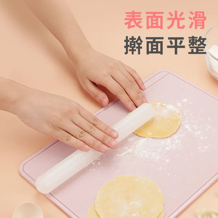 【送刮刀】擀面杖防霉抑菌不沾食品级大号面棍饺子皮擀面