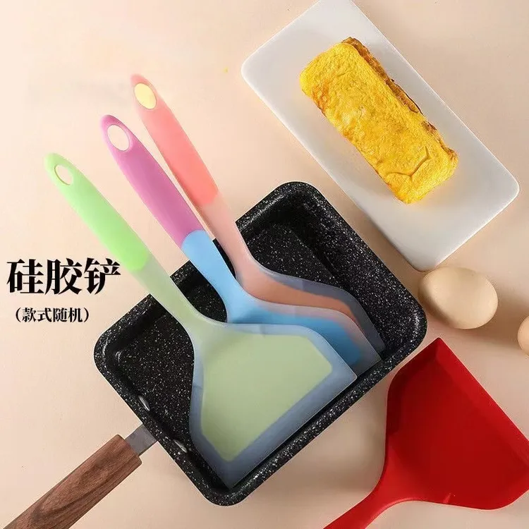 彦童硅胶铲子不粘锅玉子烧铲饼家用烙饼不沾不伤锅厨房用硅胶铲