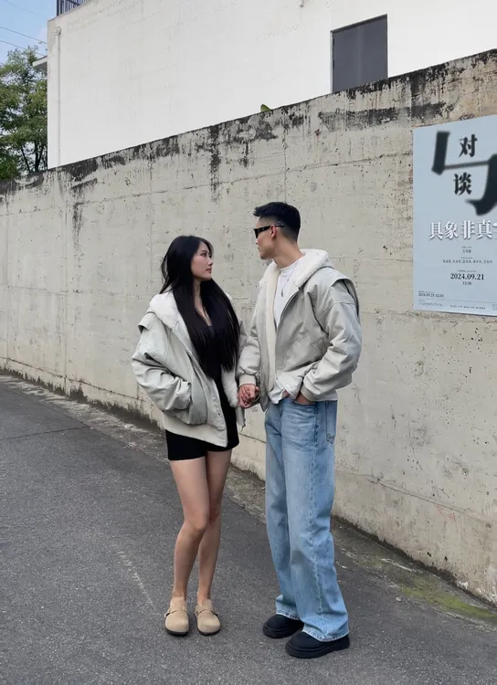 欧美座山雕外套男潮高级感加绒加厚拼接连帽棉衣美式复古帆布棉服