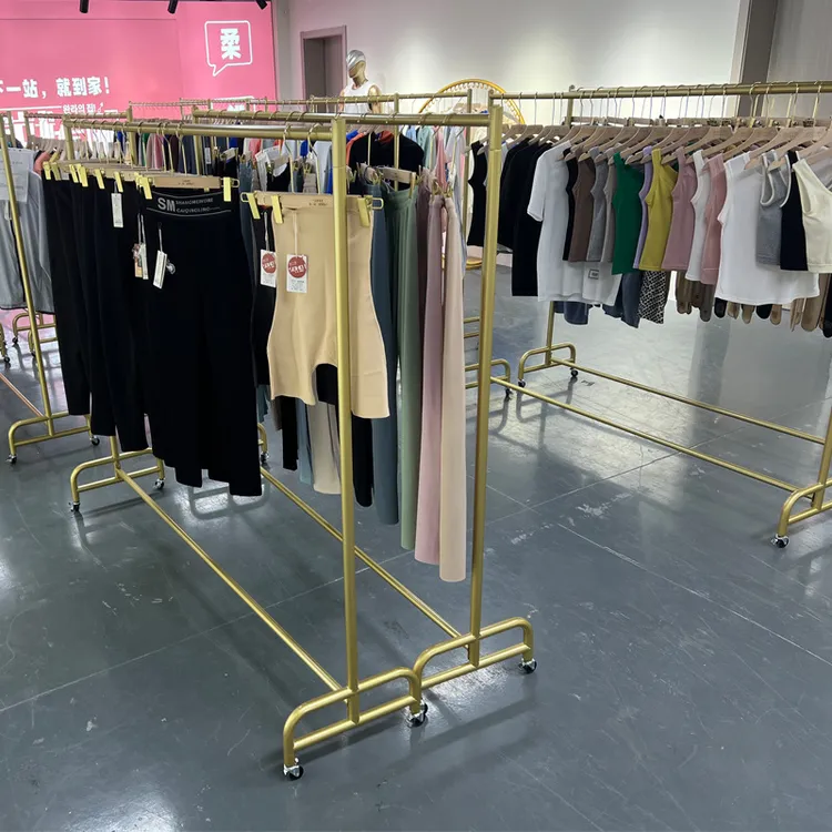 卧室衣架落地式客厅衣帽架宿舍阳台晾晒挂衣架杆服装店的服装架子