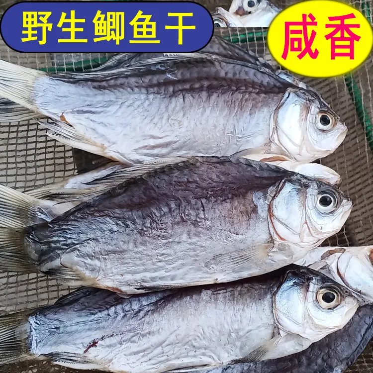 腌制鲫鱼干寿县小干鱼咸鱼小河鱼咸鲫鱼干鱼干肉