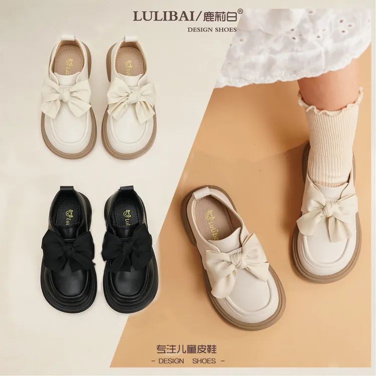 女童皮鞋春秋圆头软底时尚秋季单鞋百搭儿童玛丽珍皮鞋小女孩192