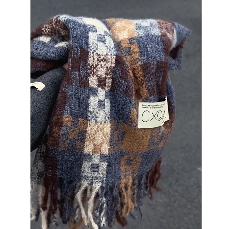 高品质围巾~2025爆款围巾女冬季高级韩系氛围感学生百搭韩版围脖