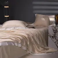 【安利家居】豹纹天丝夏被四件套轻奢款镂空大拼角莱赛尔凉感空调被