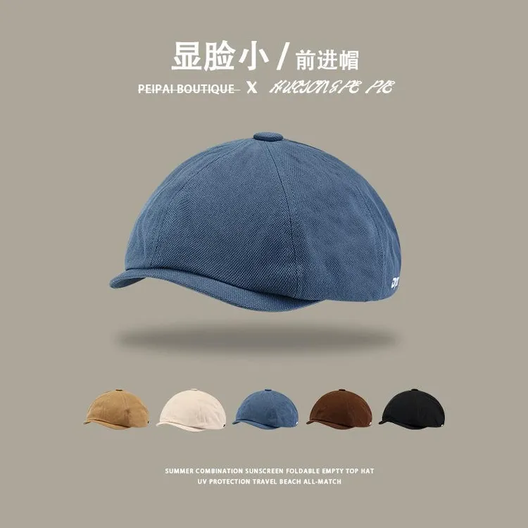 Supchaoke秋冬帽子女时尚前进帽复古英伦百搭画家帽软顶学生显脸