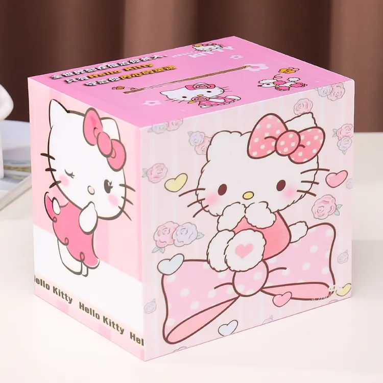 可爱公主风女孩储蓄罐存钱罐创意大容量孩子工艺少女心几何储存