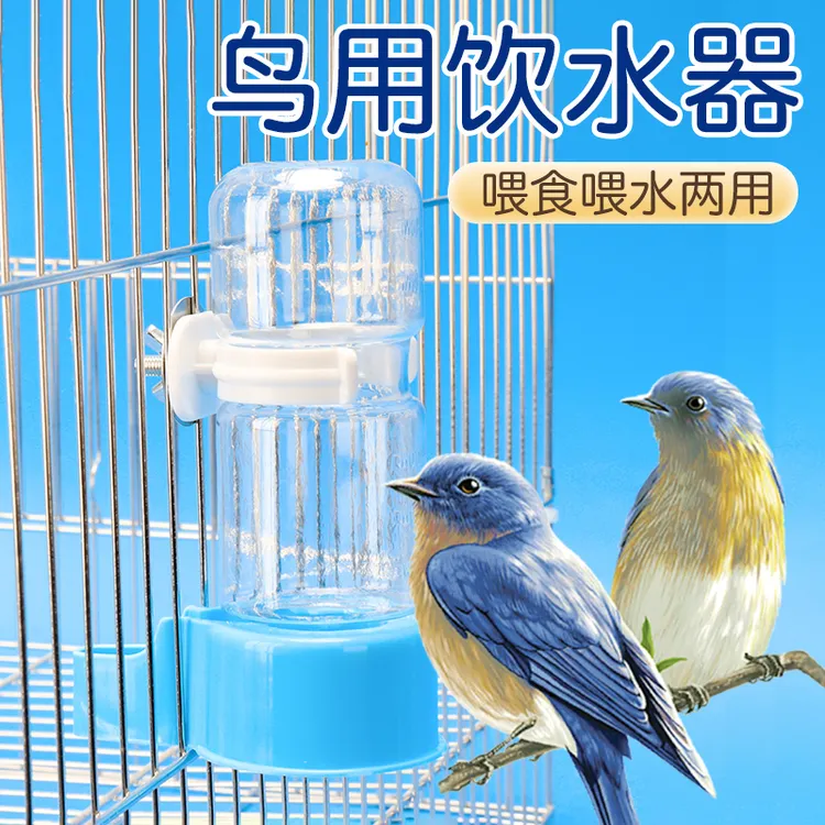 【奇妙妙】八哥虎皮牡丹鹦鹉饮水器玄凤喂水喝水器鸟用品用具喂食器商品图