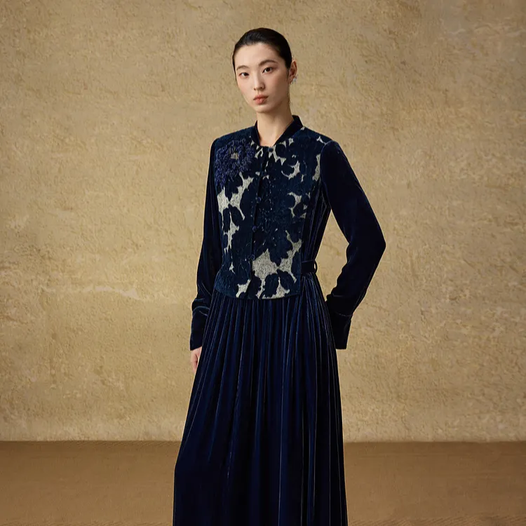 EXCEPTION撞料连衣裙AA24-Q1J12