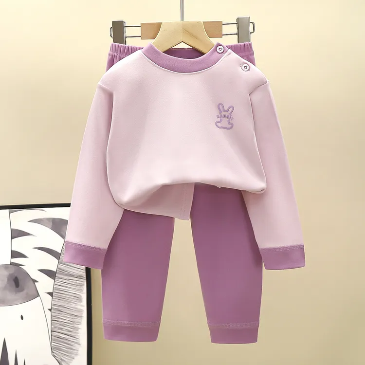 秋冬新款宝宝德绒套装家居服男童女童秋衣秋裤中大小童保暖内衣潮