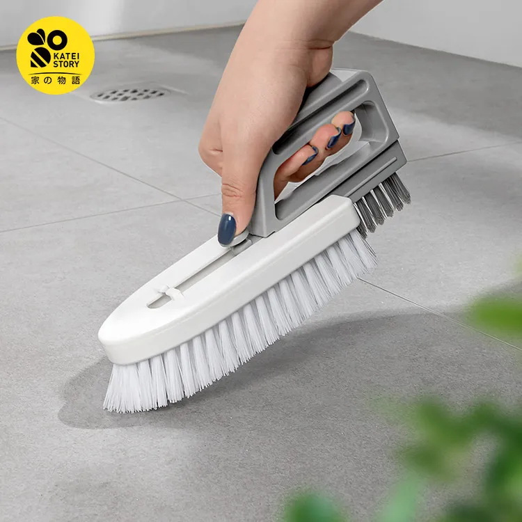 家之物语卫生间地刷多功能刷子浴室刷墙长柄去死角砖地家用地缝刷
