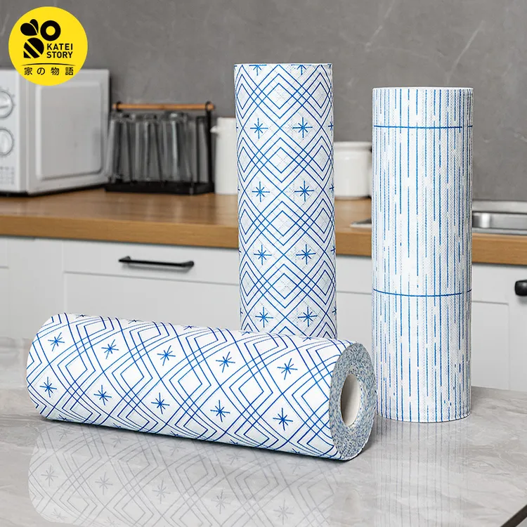 可水洗洗碗巾干湿两用吸油纸吸水纸加厚厨房懒人抹布一次性清洁布