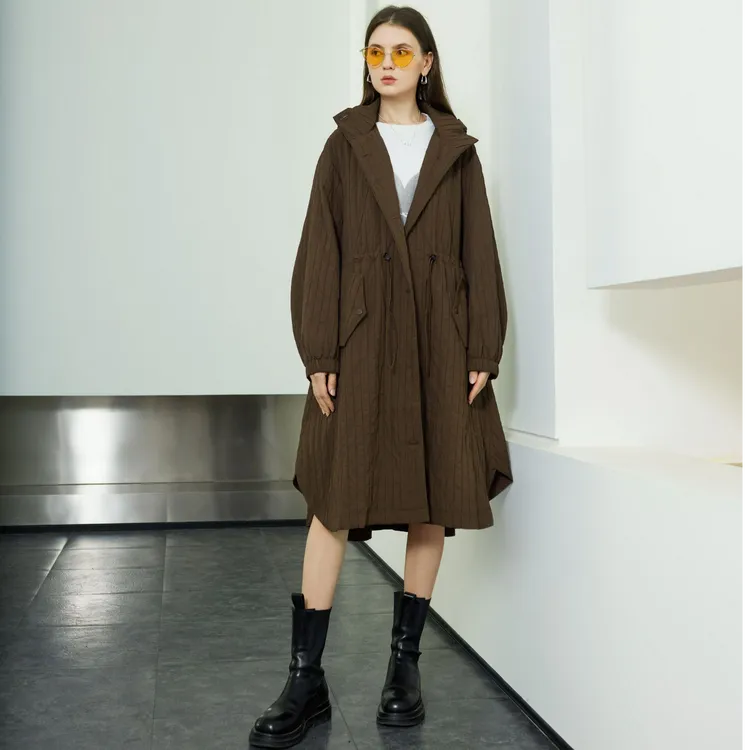 LCM-85029小个子不压个子风衣