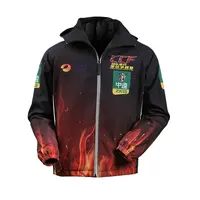 中逵CCF冲锋衣外套男女款冬季加厚防水耐脏新款户外垂钓鱼比赛服