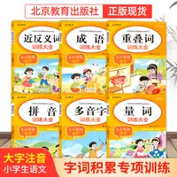 【北教小雨】小学语文字词积累专项训练系列6册 通用基础知识教育