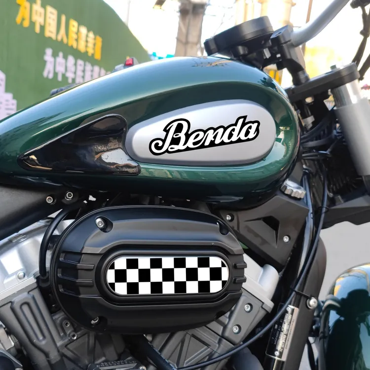 适用于奔达灰石300金吉拉空滤改装油箱贴拉花摩托车防水反光装饰