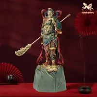 铜师傅《乾坤正气》家用客厅办公室关公神像工艺品武财神关公铜摆件