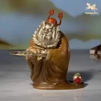 铜师傅 《福到》客厅桌面铜钟馗摆件 家居装饰工艺品