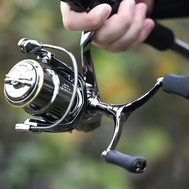 双摇臂纺车轮金属路亚轮国产斯泰拉海杆抛竿远投轮鱼线轮深浅线杯