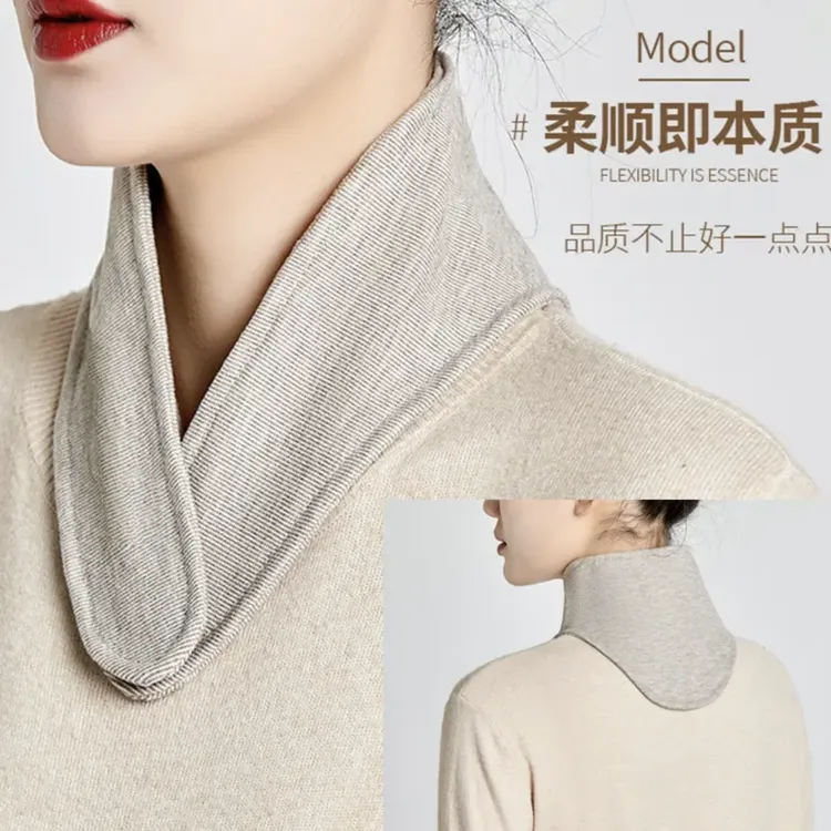 纯棉保暖护颈椎小围脖男女通用空调房防寒护颈带月子护脖神器