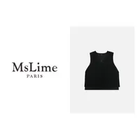 王嬛嬛MsLime‘优雅心事’时尚简约百搭休闲女背心打底 HC2A0203