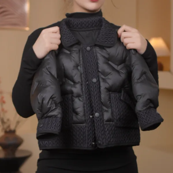 【现货48H】儿童棉衣2024冬季保暖新款外套韩版洋气老钱风棉服