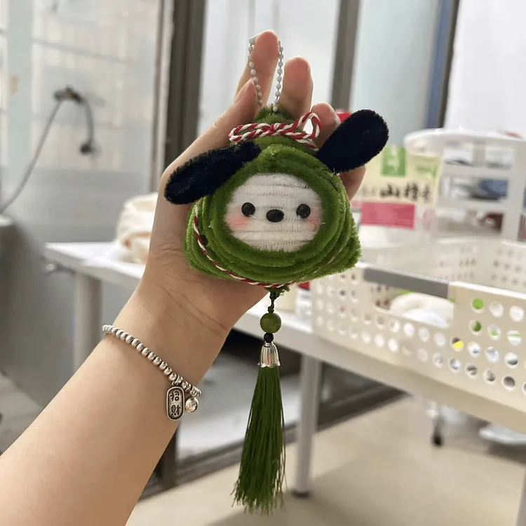 扭扭棒粽子帕恰狗手工自制diy材料包小挂件端午节送家人朋友礼物