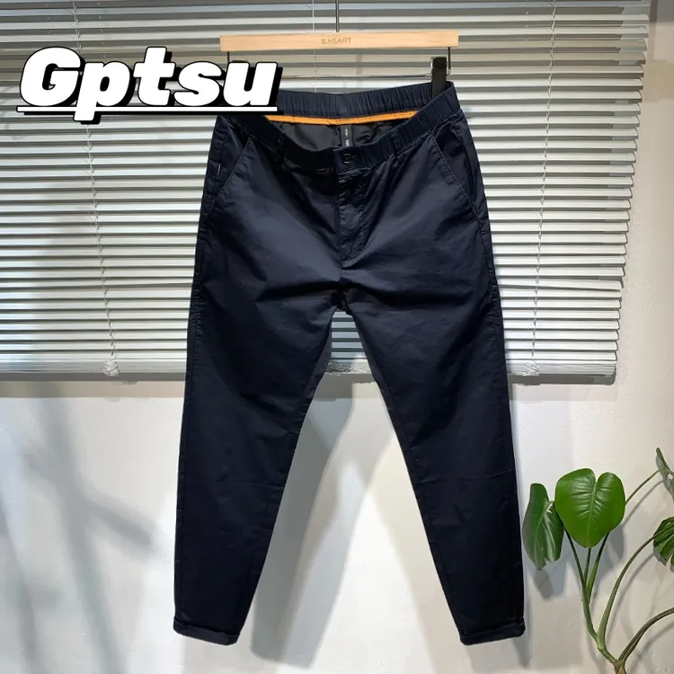 GPTSu男装商务西裤男春秋季新款韩版潮流修身百搭直筒裤休闲长裤
