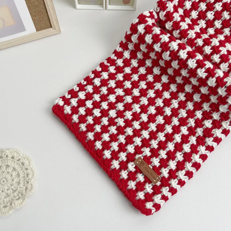 双色星星围巾diy毛线材料包