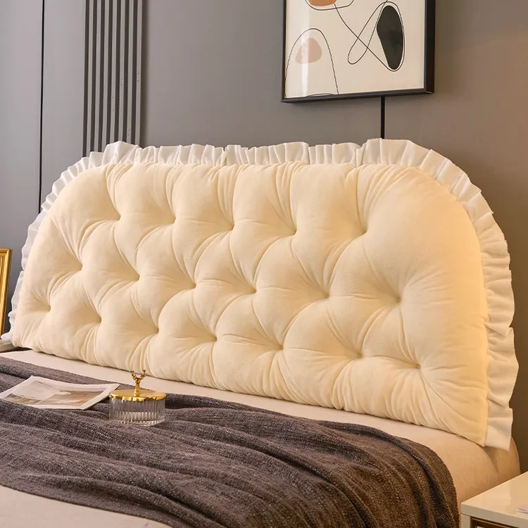 新款床头靠垫大靠背学生宿舍护腰床上靠枕免洗卧室儿童防撞软包