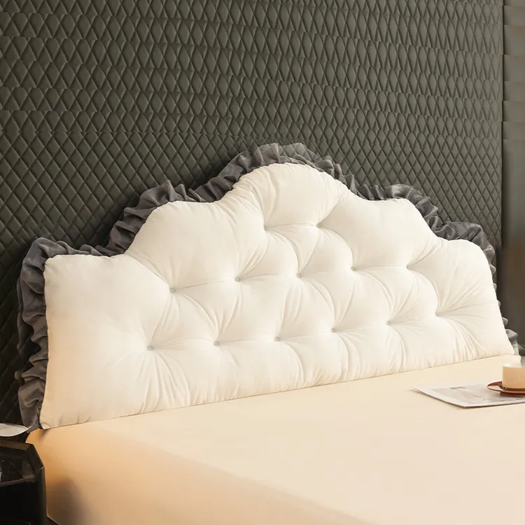 居家好物加绒床头靠垫软包不塌加高卧室床上靠背大学宿舍靠枕