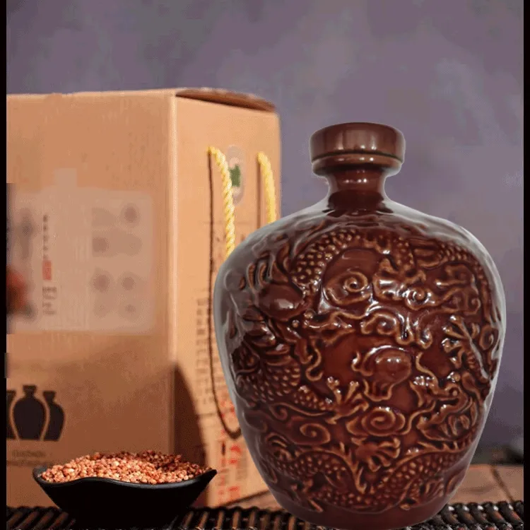 黔品天骄贵州纯粮乡村论坛坛装酱香型白酒53度1500ml