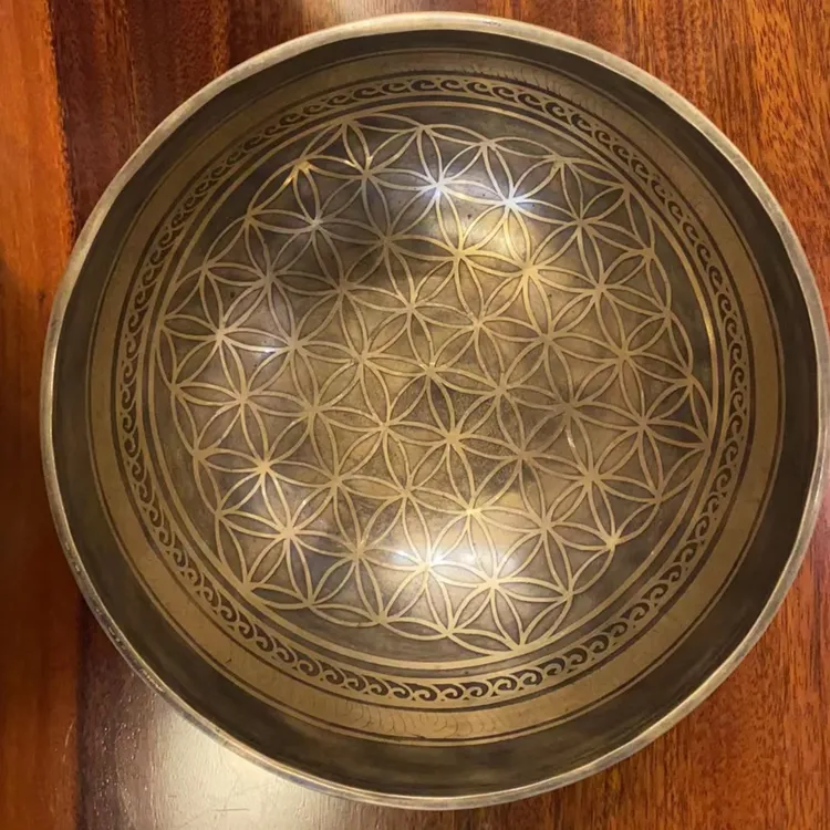 梵木果颂钵瑜伽静心钵梵音碗装饰摆件纯手工隔热防烫大号老物件