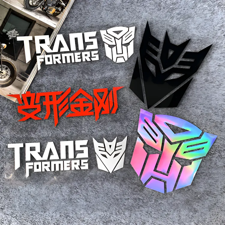 变形金刚车贴汽车人霸天虎贴纸个性反光汽车装饰贴纸划痕遮挡贴