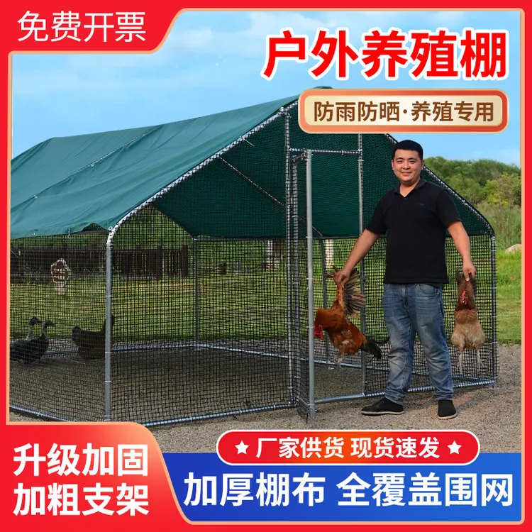 多功能养殖笼棚塑胶围栏网全覆盖养殖棚养鸡笼方便快捷家院新型品