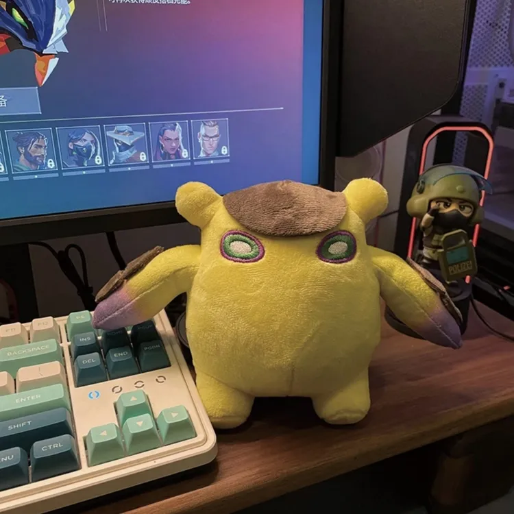 无畏契约周边盖可cos道具盖克皮蛋丢丢海宝毛绒玩偶爆款游戏周边