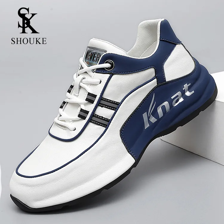 2025新款时尚运动休闲透气舒适增高男士潮鞋休闲男皮鞋鞋子百搭