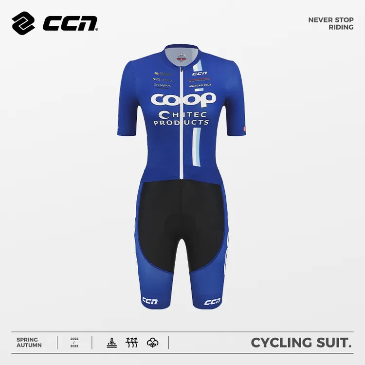 CCN环法车队连体秋冬骑行服夏季男女士公路车自行车短袖骑行服